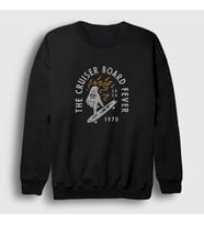 Presmono Unisex Siyah The Cruiser Board Sörf Sweatshirt 289148tt