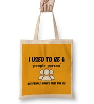 Sarcasm Funny Comment Quotes Gift - Sarcastic Women And Men Humorous Saying Bez Çanta Uzun Saplı