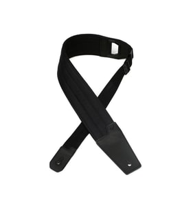 Gruv Gear FBRK-BLK-S FABRK Gitar Askısı (Siyah)  Geniş ve Rahat Kumaş Askı