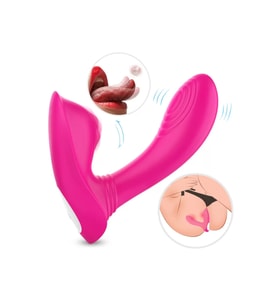 Hound Klitoris Dil Imitasyonu Ve G Spot Uyarıcı Giyilebilir Panty Vibratör