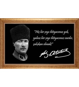 ALTIN ÇERÇEVELİ PASPARTULU TABLO CR1093