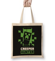 Creeper Hunter Gaming Minecraft Bez Çanta Uzun Saplı