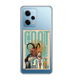 Redmi Note 12 Pro 5G Uyumlu Lionel Messi Desenli Şeffaf Telefon Kılıfı