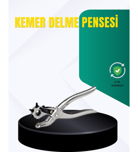Metal Gövdeli Ayarlanabilir Deri Delme Pensesi 2.5–5 Mm Delik Açma Aracı