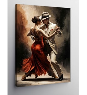 Kanvas Tablo Tango Yapan Çift