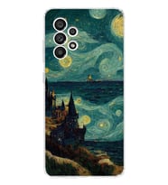 Samsung Galaxy A33 Uyumlu Van Gogh Tasarımlı Şeffaf Telefon Kılıfı