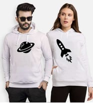 Tshirthane Jüpiter Roket Sevgili Kombinleri Kapüşonlu Kombini (Tek Ürün Fiyatıdır.)