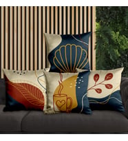 eJOYA Modern Tasarımlı 4'lü Yastık İçi Ve Kırlent Kılıfı 45cm 113657