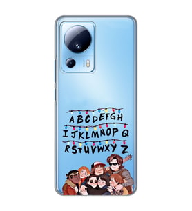 Xiaomi Mi 13 Lite Uyumlu Stranger Things Desenli Şeffaf Telefon Kılıfı