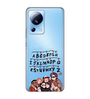 Xiaomi Mi 13 Lite Uyumlu Stranger Things Desenli Şeffaf Telefon Kılıfı