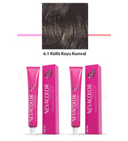 2 li Set Premium 6.1 Küllü Koyu Kumral - Kalıcı Krem Saç Boyası 2 X 50 g Tüp
