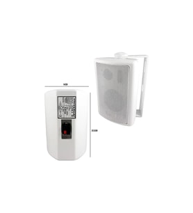 Universal Ctr-6wt 16cm 100 Volt Trafolu Beyaz Sütun Hoparlör