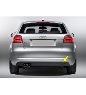Audi A3 HB 2009-2012 Arka Tampon Çeki Demiri Kapağı 8P0807441A