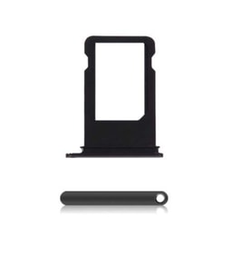 iPhone 7 Plus Sim Yuvası Sim Kart Tepsisi Jet Black
