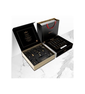 12 Parçalı 18K Altın Kaplamalı Elit Vibratör Seti - Queen's Collection