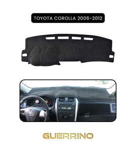 TOYOTA Corolla (2006-2012) TORPİDO KORUMA HALISI SİYAH KENAR