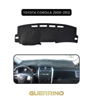 TOYOTA Corolla (2006-2012) TORPİDO KORUMA HALISI SİYAH KENAR