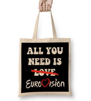 All You Need Is Eurovision Bez Çanta Uzun Saplı