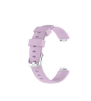 Fitbit Inspire 2 Small Beden(S SIZE) Için Silikon Kordon Kayış Lila (Mavi)