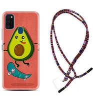Samsung M21 M22 M23 M30 M31S M32 Kılıf Boyun Asklı Rasta Silikon Avokado Skate 1741