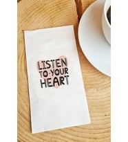 Listen to your heart Peçete Sunum Peçetesi 015 20 Adet