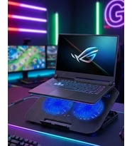 Çift Fanlı Laptop Soğutucu Stand 17 İnç Uyumlu 8 Kademeli Ayarlı USB Girişli
