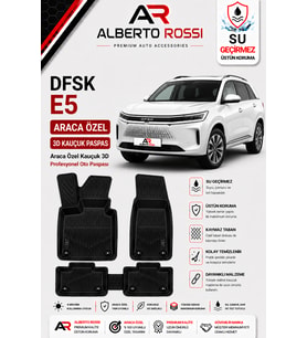 DFSK E5 BENZİNLİ 2024 - 2026 Araca Özel Kauçuk 3D Profesyonel Oto Paspası
