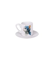 Ghostbastır Design Kedili Türk Kahvesi Fincanı 040