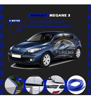 Renault Megane 3 Oto Araç Kapı Koruma Fitili 5metre Parlak Mavi Renk