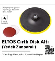 ELTOS CIRTLI DİSK ALTI 180mm YEDEK ZIMPARALI