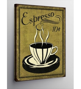 Kanvas Tablo Espresso Kahve Temalı