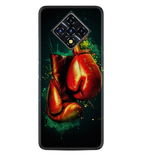 INFINIX Zero 8 Kılıf Silikon Desen Boks Eldiveni 1763