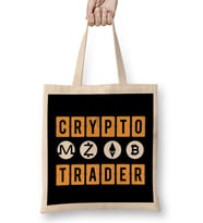 Crypto Trader Bitcoin HODL Cryptocurrency Bez Çanta Uzun Saplı