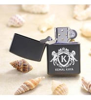 Prestijli ve Şık İsimli Metal Siyah Çakmak