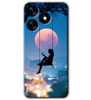 Tecno Spark 10 Pro Kılıf HD Desen Baskılı Kılıf - Yalnız Kadın
