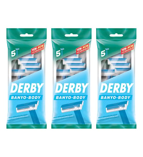 Derby Banyo 5 li Poset Tıras Bıcağı 3 Adet