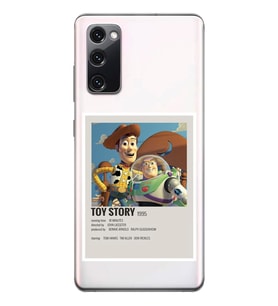 Samsung Galaxy S20 FE Uyumlu Toy Story Minimalist Poster Desenli Şeffaf Telefon Kılıfı