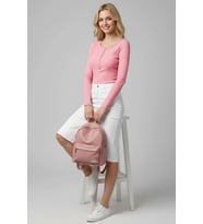 Çıtçıt Detaylı Bluz Pembe