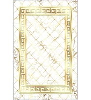 Eliana Home Baskılı, Yıkanabilir Kaymaz Taban Salon Halısı LNA0325-SM036 100x150 cm (Beyaz)