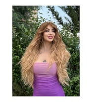PerukAvm Luxury Kıvırcık Ombreli Özel Vip Model