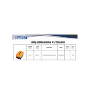 Gwest İkili Boş Kumanda/Buton Kutusu GBK-2 6116