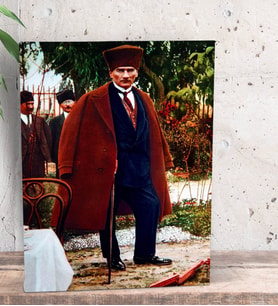 BK Gift Atatürk Temalı Dekoratif Mini Kanvas Tablo 15x20cm-26