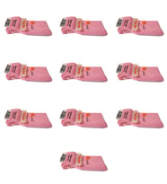 Plastik Çatal Pembe Renkli Lüx Parti Piknik Davet Doğum Günü Çatalı - 18 Cm. - 25 Adetlik 10 Paket