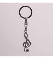 VİOLİN TEMALI METAL ANAHTARLIK(GÜMÜŞ RENGİ)-ANAH764