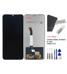 Xiaomi Redmi NOTE 8T Uyumlu Lcd Ekran Dokunmatik Servis Lcd + B-7000 + TAMİR SETİ