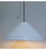 RİOLİGHT RETRO BEYAZ İÇİ BEYAZ TEKLİ SARKIT ÇAP: 33CM (Siyah)