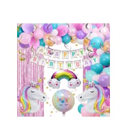 Çıtıpıtıstore Unicorn Lüks Doğum Günü Balon Seti