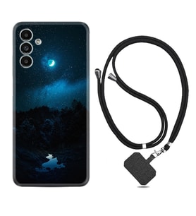 Samsung A23 A31 A32 A50 A51 A52 A53 A70 Kılıf Boyun Askılı Silikon Gece 1633