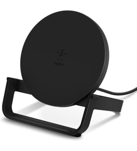 Belkin BoostCharge Kablosuz Şarj Standı, 10 W, iPhone 15, 14, 13, 12, SE, 11, XS, XR, X, Samsung Galaxy, Google uyumlu, Hızlı Şarj Cihazı, Siyah, WIB001vfBK Outlet