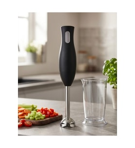 El Blenderı Paslanmaz Çelik Metal Ayaklı Ergonomik Tasarımlı Mutfak Blender